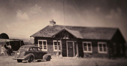 The original building as it looked in the early 1940's.